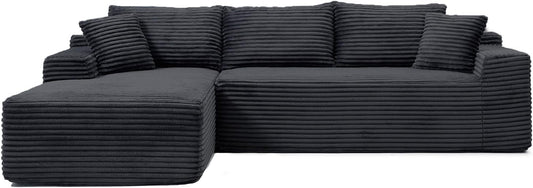 Berk Furniture Outlet Cloud Sectional Couch Modern Modular Sectional Sofa Deep Seat Corduroy